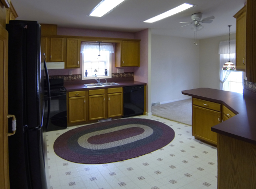 kitchen from the hall / living room