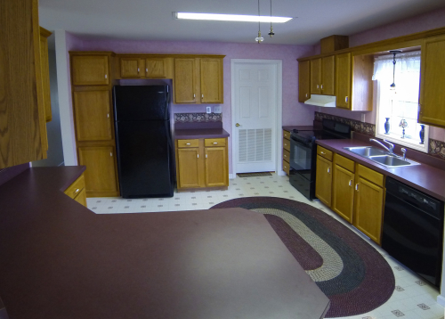 kitchen from the dining room